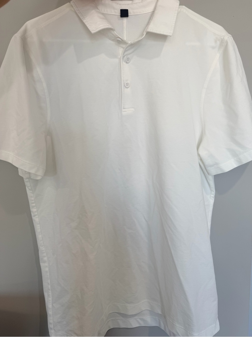 lululemon athletica White Short-Sleeve Polo